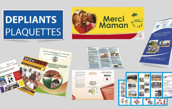 CARTE DEPLIANT PLAQUETTE